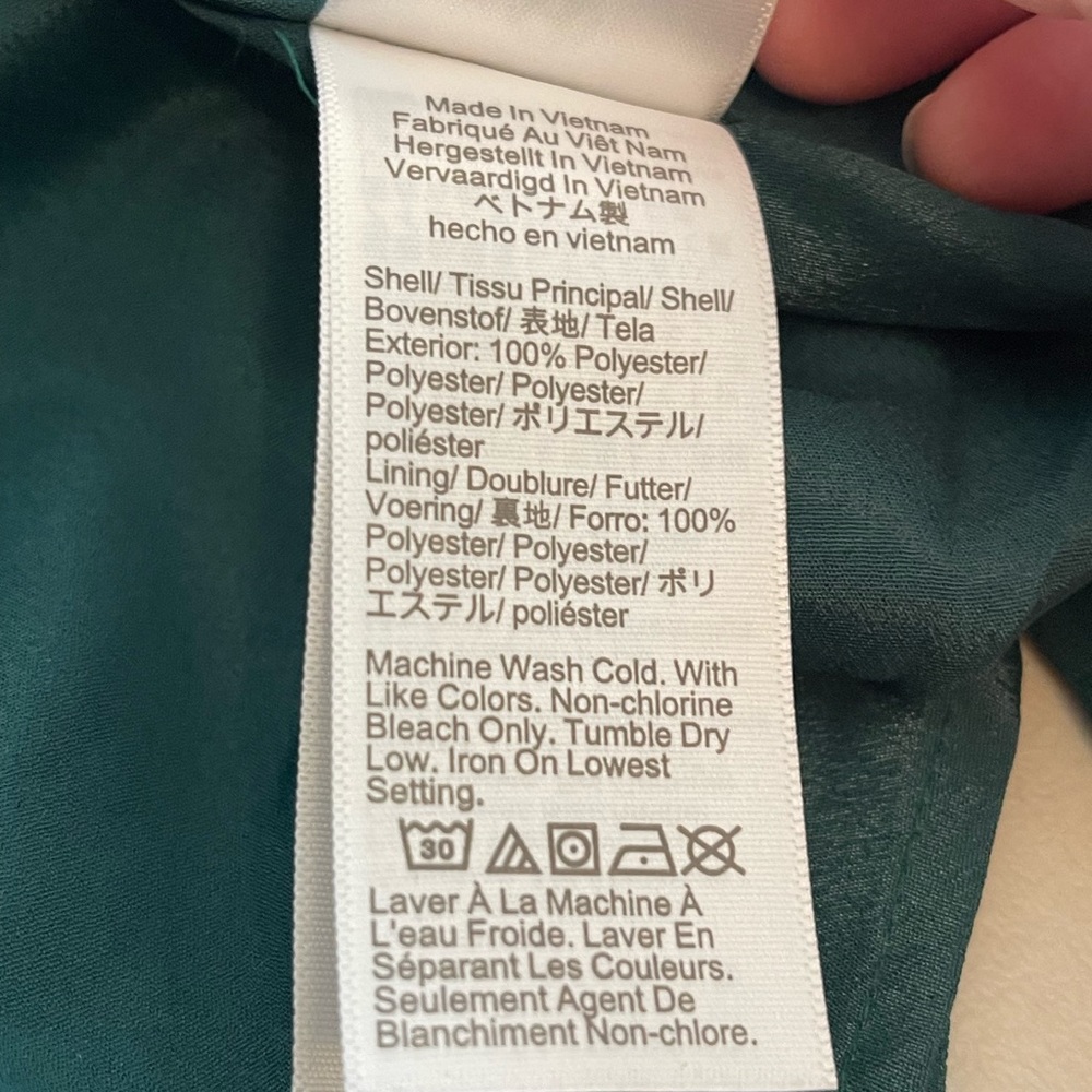 J. Crew Ruffled V-Neck Button Down Blouse Small - Picture 10 of 12